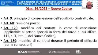 03/07/2023 - Modifiche contrattuali e adempimenti (LAVORI)