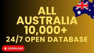 10,000+ Australia Database Free Download