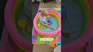 Great baby pool. https://amzn.to/3Yk2Cxv#KidsPoolFun, #PoolTimeForKids, #ChildrenInThePool