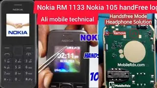 Nokia rm 1133 handsfree sigh salution|| nokia 105 handsfree logo salution