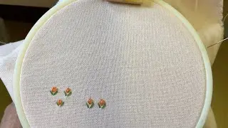 Tete de Boeuf Hand Embroidery Stitch
