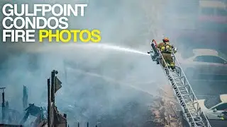 Gulfpoint Condominiums Fire Photos - May 16, 2020 South Padre Island, Texas