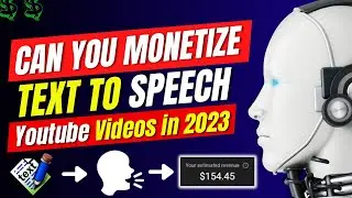 🤑does youtube monetize text to speech videos in 2023 | ai voice youtube monetization proof