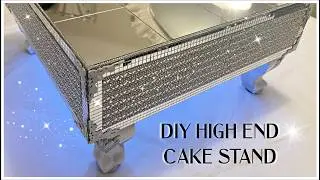 I WAS HIRED TO CREATE A HIGH END MIRROR CAKE STAND FOR A CUSTOMER | DIY HIGH END STAND