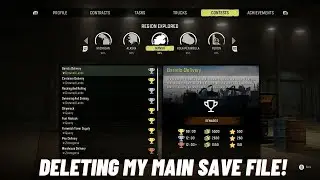 DELETING MY MAIN SAVE FILE IN SNOWRUNNER (95% COMPLETION)!!!