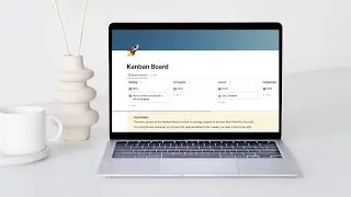 Notion Product Launch Kanban Board