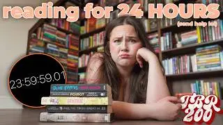 reading my TBR for 24 HOURS?! 📚 ⏰ 24 hour readathon 🏁 TBR200 ep14