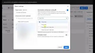 Compare attribution windows in Meta Ads Manager
