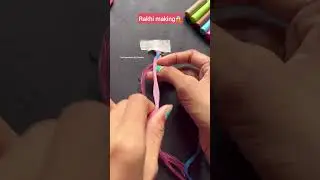 Diy Easy rakhi making at home from using only thread 🧵😱 