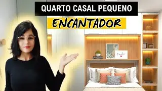 QUARTO DE CASAL PEQUENO - ESSE PROJETO VAI TE SURPREENDER 😲😲