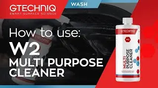 How to use: W2 Multi Purpose Cleaner