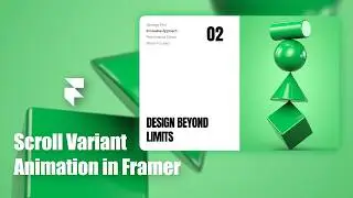 Framer Scroll Animation – Change Image & Text on Scroll