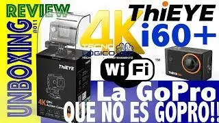 THIEYE i60+ 4k WIFI ACTION CAM UNBOXING REVIEW REVISADO DESEMPAQUETADO
