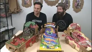PinBox 3000 Game Changers, cardboard pinball playboards tour