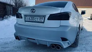 Установка заднего бампера Lexon is250
