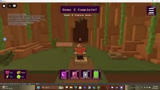 A minute before the update transition from Block Tales DEMO 3 to DEMO 4
