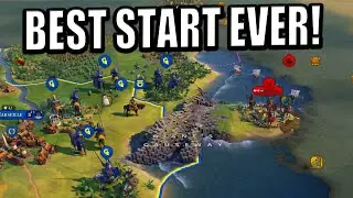 The Best Start Ever In Civ 6 - Deity