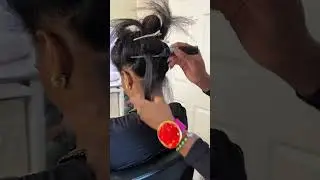 Watch working small boho knotless+butt length😍 Hair link in my bi0. #allovehair #hairbulk #shorts
