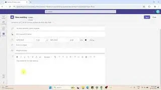 How to schedule a meeting in MS Teams | Schedule an interview in MS Teams