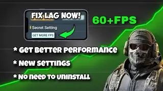 Fix Lag FPS drop and heating issues For COD Mobile with these New Settings Now!