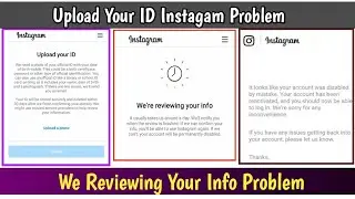 How To Solve Upload Your ID Problem | We reviewing your info | Upload Your ID Suspended Account 2024