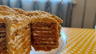 Çox dadlı yumşaq ballı tort