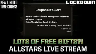 FREE Gifts?! New Limited Codes - The Walking Dead: All-Stars / All stars gameplay Stream