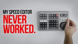 My Davinci Resolve Speed Editor NEVER Worked (and why it didn't matter...)