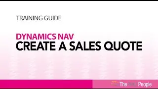 TNP Knowledge Hub   Create a Sales Quote