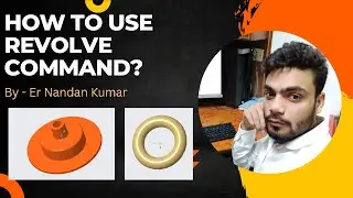 How to use Revolve command in creo parametric.