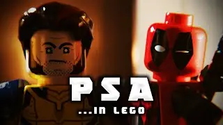 Deadpool and Wolverine Tell You to Silence Your Phones ... In LEGO !