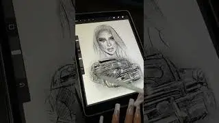 Procreate Drawing Ideas #artshorts #drawingvideo #art