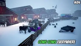MANAGING COWS BECOMING MORE AND MORE DIFFICULT | RANCH SIMULATOR PART 84 IN HINDI