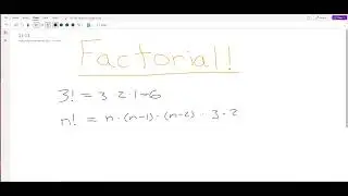 The Factorial Function!