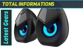 AULA N69 Computer Speakers Review with RGB Lights - Unleash the Soundscape!