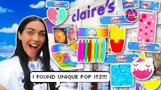 Fidget Toy Shopping at Claire's *SUPER RARE Pop It Fidgets*