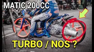 MATIC 200CC TURBO..?? Ini komponent komponen yang dipakai - matic 200cc tercepat