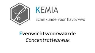 Evenwichtsvoorwaarde en concentratiebreuk