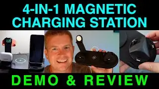 4-in-1 Magnetic Charging Dock for iPhone Apple Watch AirPods Samsung Motorola and More Review