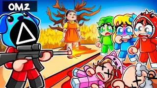 Playing as GUARD in Roblox Squid Games!