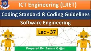 Lec_37_Coding Standard & Coding Guidelines | Software Engineering | ICT Engineering