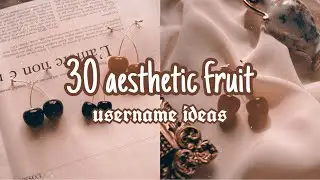 30 aesthetic fruit usernames ideas for instagram | Jade Angeli