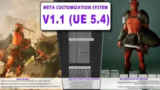 Metahuman Customization System V1.1: Early Overview