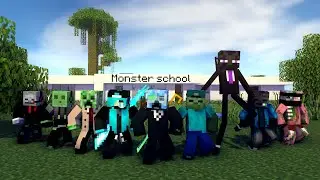 Monster school : Miroh Minecraft Animation // Template By RandyEvelenX Productions
