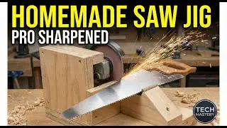 Sharpen Blades Like a PRO with an Angle Grinder!