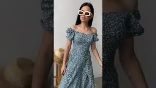 Летнее очаровательное платье из легкой летней ткани #ХочуПлатье