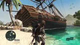 Assassin's Creed IV Black Flag Funny Jackdaw Glitch!