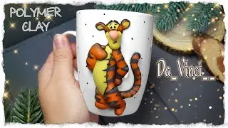 Тигр из полимерной глины | Как слепить тигра