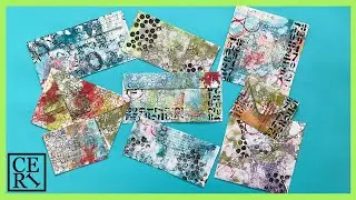 Painted Arty Envelopes