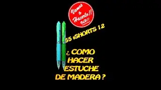 🤠 COMO HACER UN ESTUCHE DE MADERA 